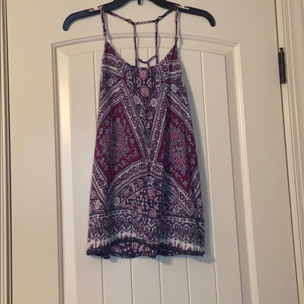 patterned tank top